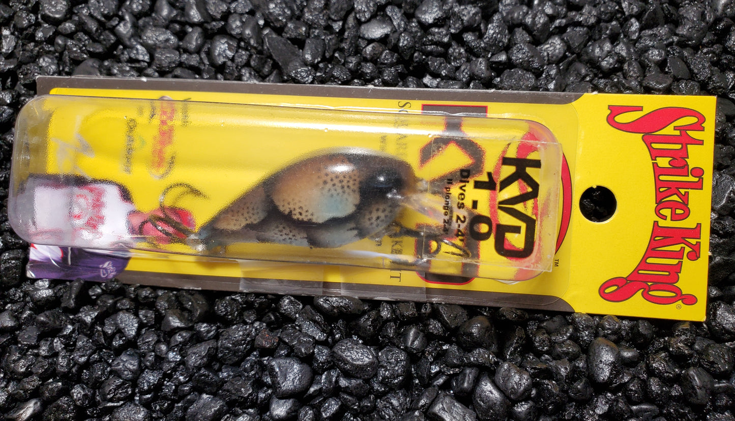 Strike King KVD 1.0 River Craw Custom Repainted Squarebill