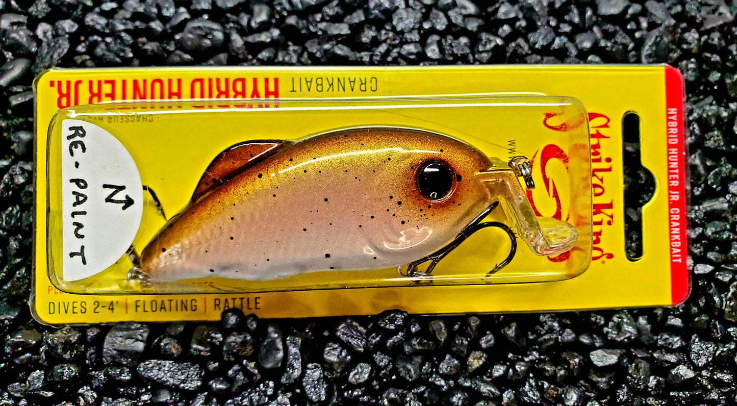 Strike King Hybrid Hunter Jr. Custom Repainted Crankbait Bronzeback Pattern
