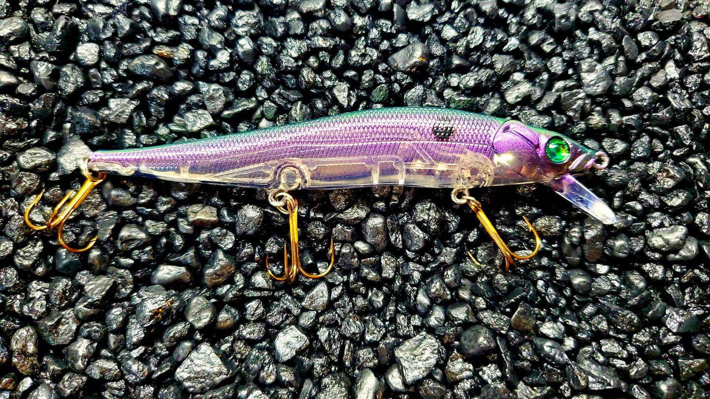 Purple Ghost Shad 110 Jerkbait