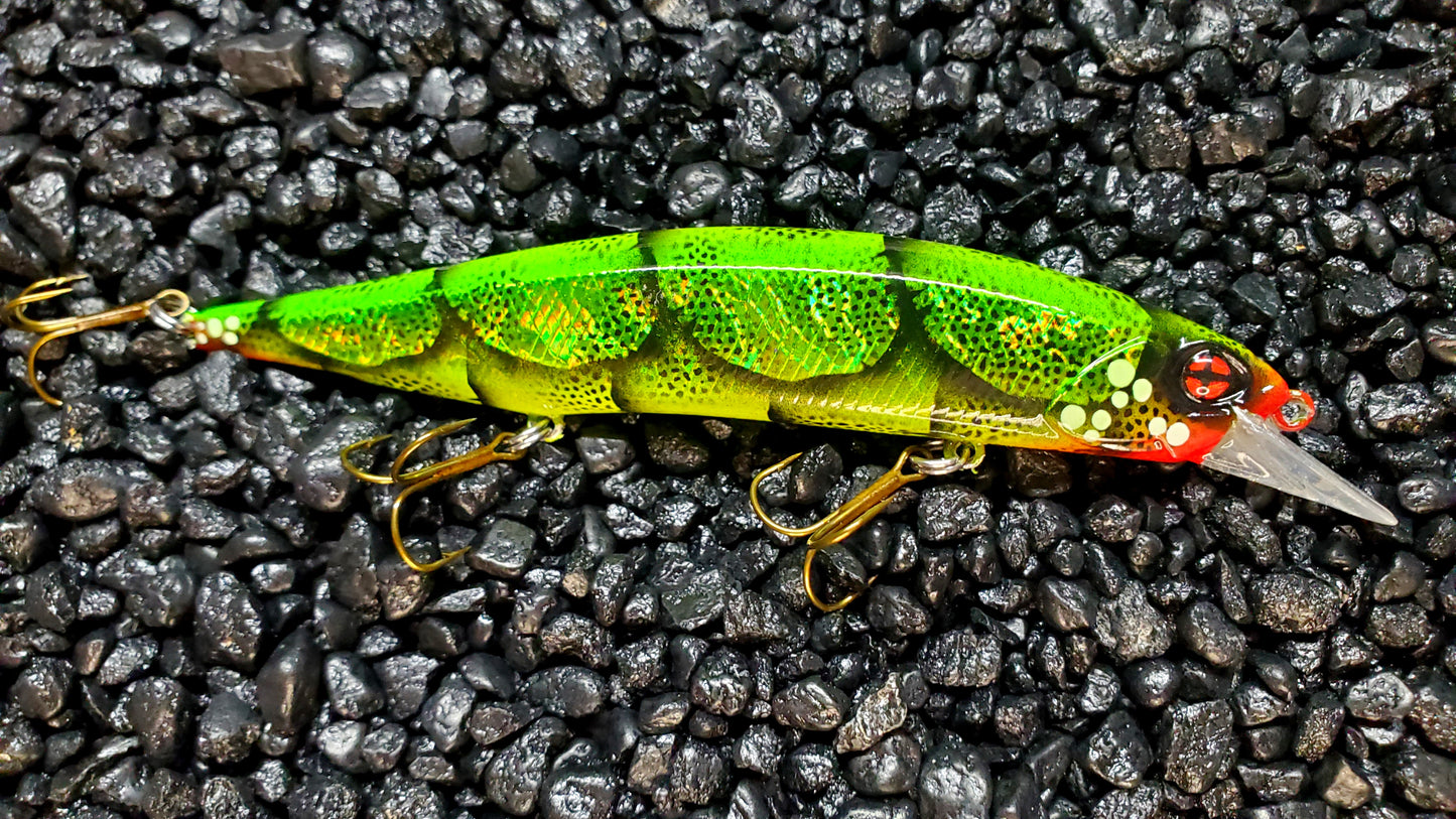 Peacock Craw Holographic Realis 120SP Suspending Jerkbait