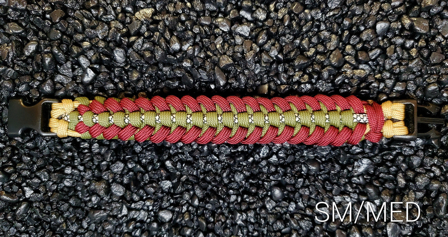 Type-PZ Paracord Bracelet Size Small/Medium