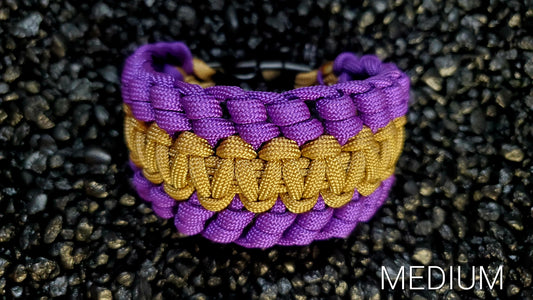 PB&J Knuckle Up Paracord Bracelet Size Medium