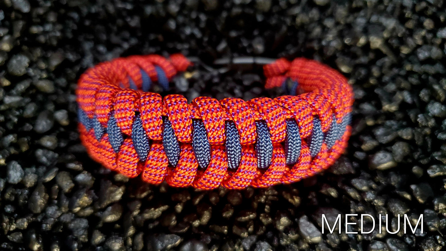 Nautical Twist Paracord Bracelet Size Medium