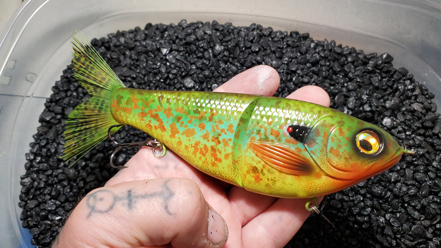 7" Big Belly Swimbait Pumpkinseed