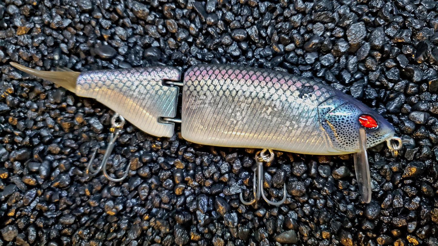 7" KLASH Swimbait Ghost Shad