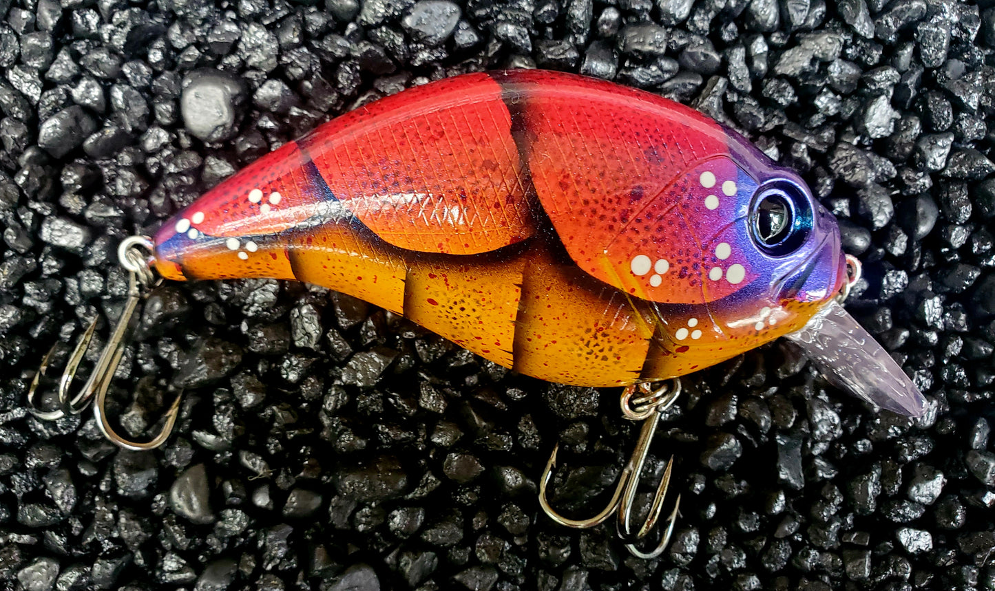 Red Craw Grenade Squarebill Crankbait