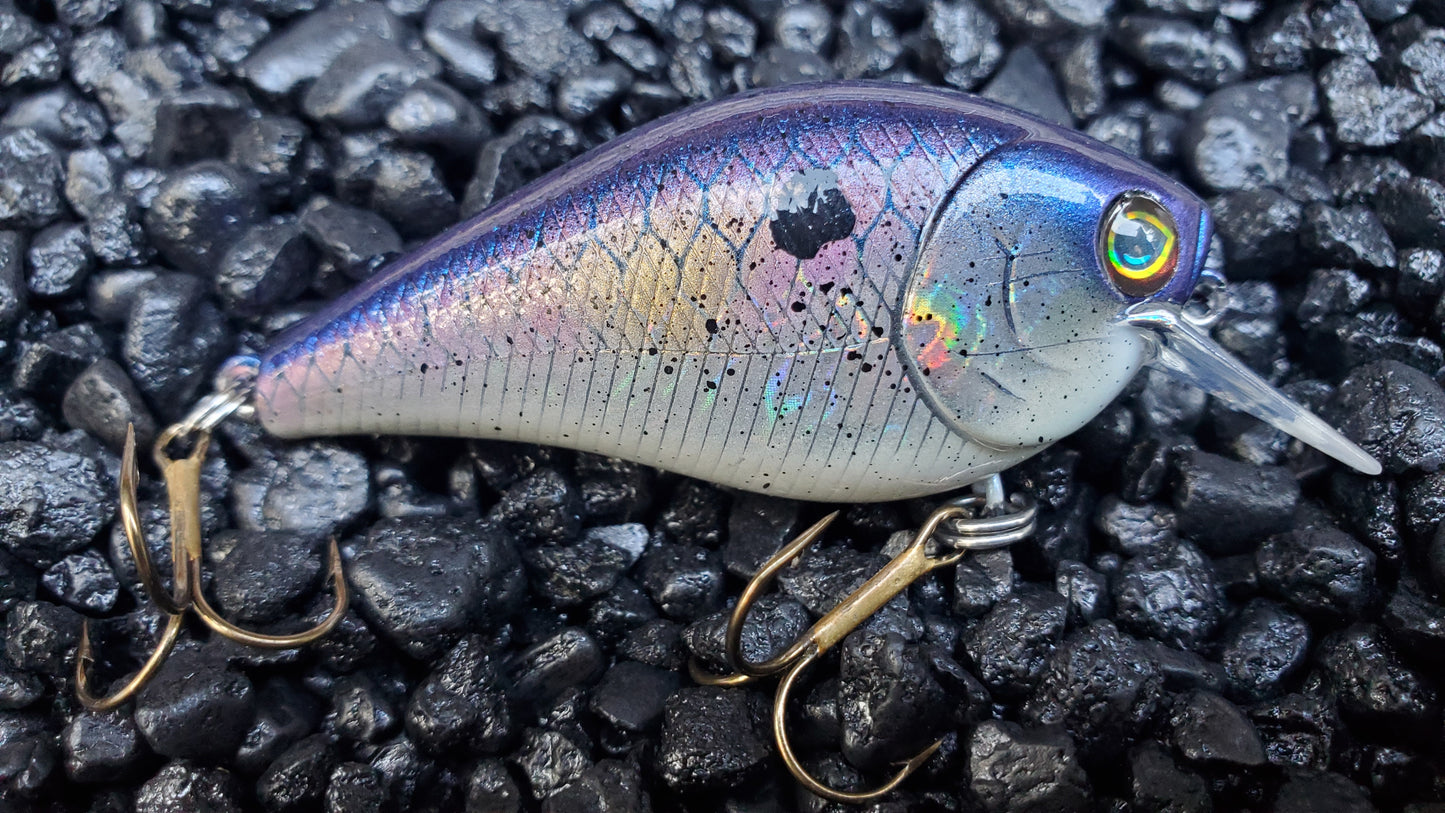 Holographic Goldenberry Shad 1.5 Squarebill