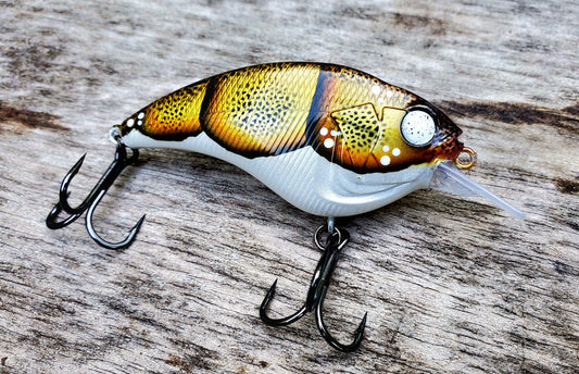 Pearl Copper Tape Craw Sonicside Crankbait