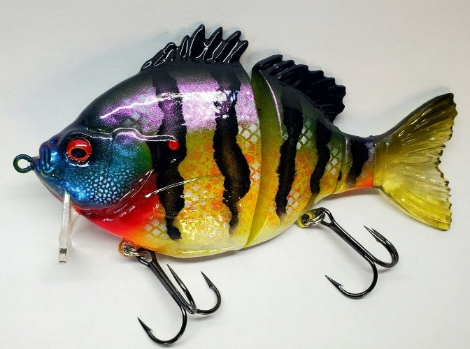 Bio-Gill Custom Repainted Swimbait Bluegill Pattern