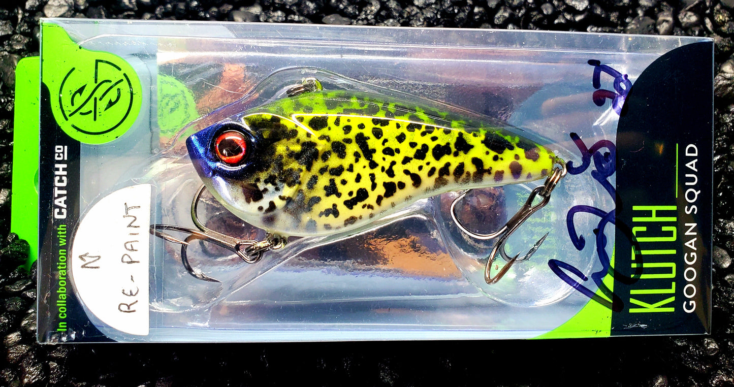 Googan Squad Clutch Custom Repainted Lipless Crankbait Crappie Pattern