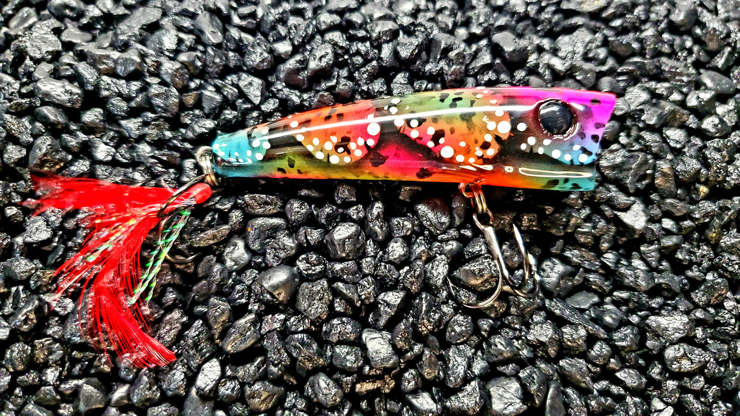 Rapala XRP-7 Custom Repainted Popper Fiesta Craw Pattern