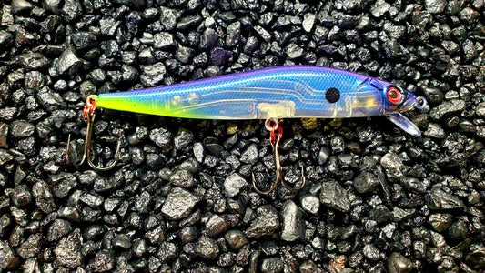 Cobalt Chartreuse Ghost Shad Jerkbait SALE