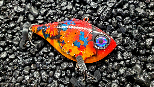 Rapala Rippin Rap Custom Repainted Lipless Crankbait Carolina Craw