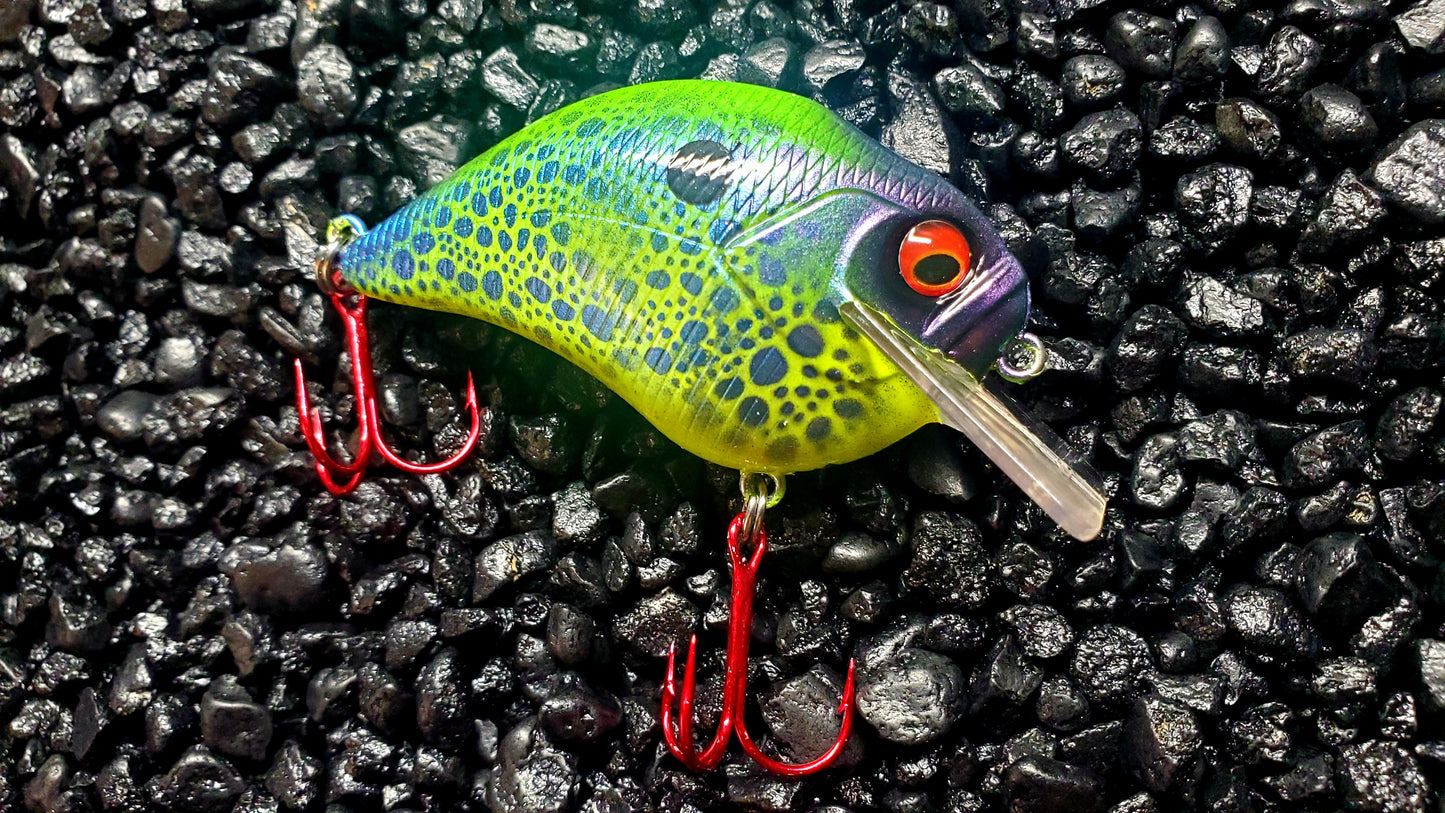 Chartreuse Reptilian Shad S-Crank