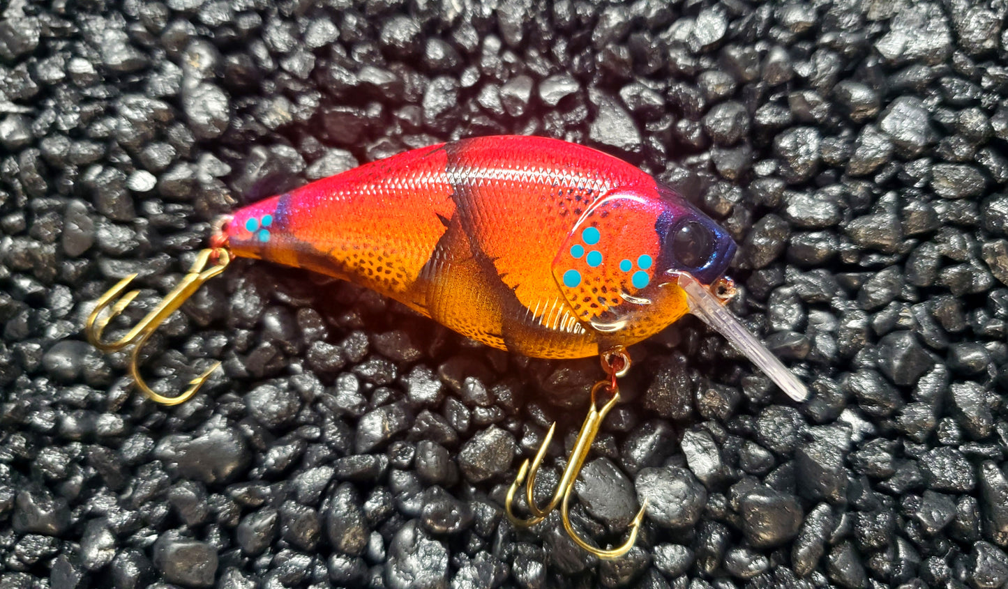 Red Craw 2.5 Squarebill