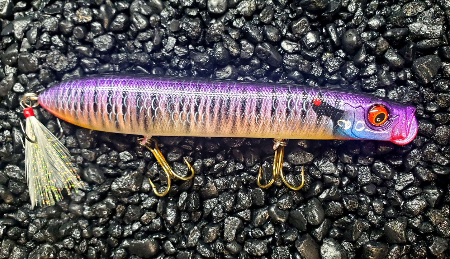 Purple Bluegill Large Shower Popper