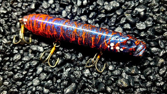 Cobalt Lava Shower Popper