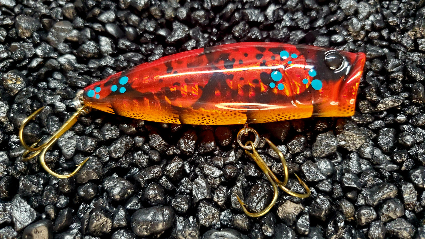 Holographic Ruby Red Craw Popper