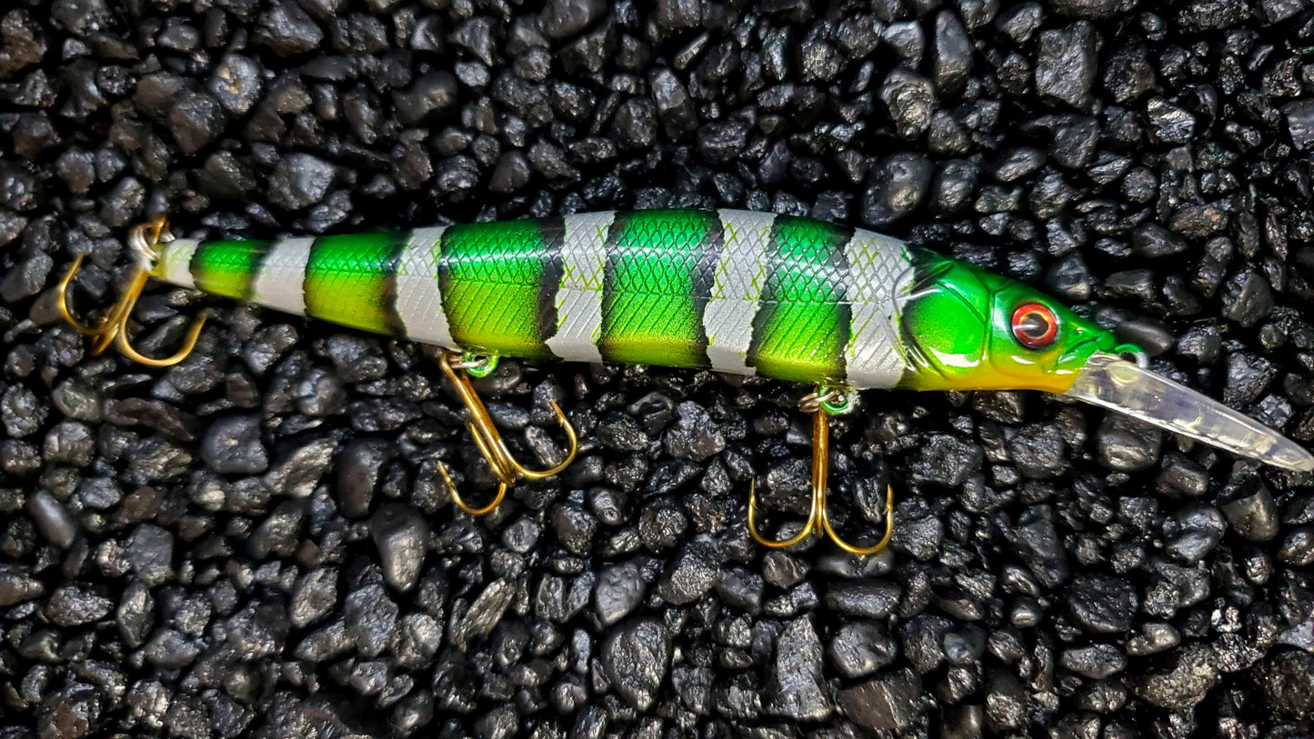 Green Apple Perch 110+ Jerkbait