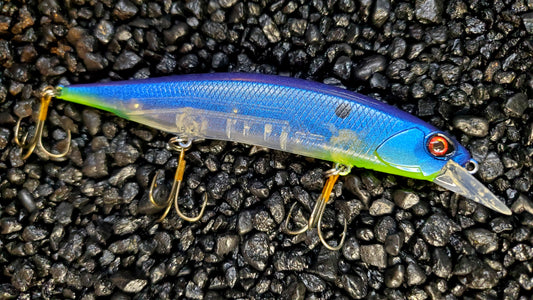 Cobalt Chartreuse Ghost Shad Realis 120SP Suspending Jerkbait