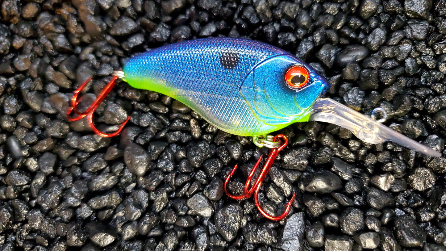 Cobalt Chartreuse Ghost Shad Flat Side Diver