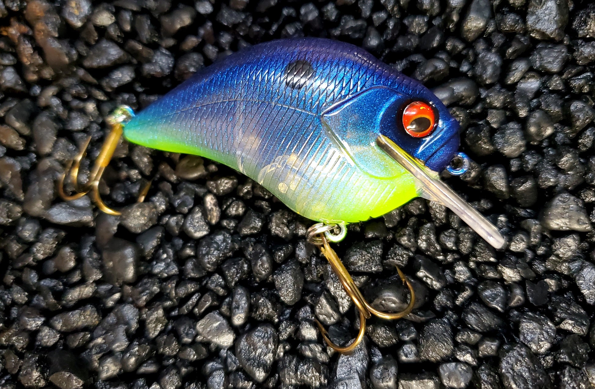 Cobalt Chartreuse Ghost Shad S-Crank