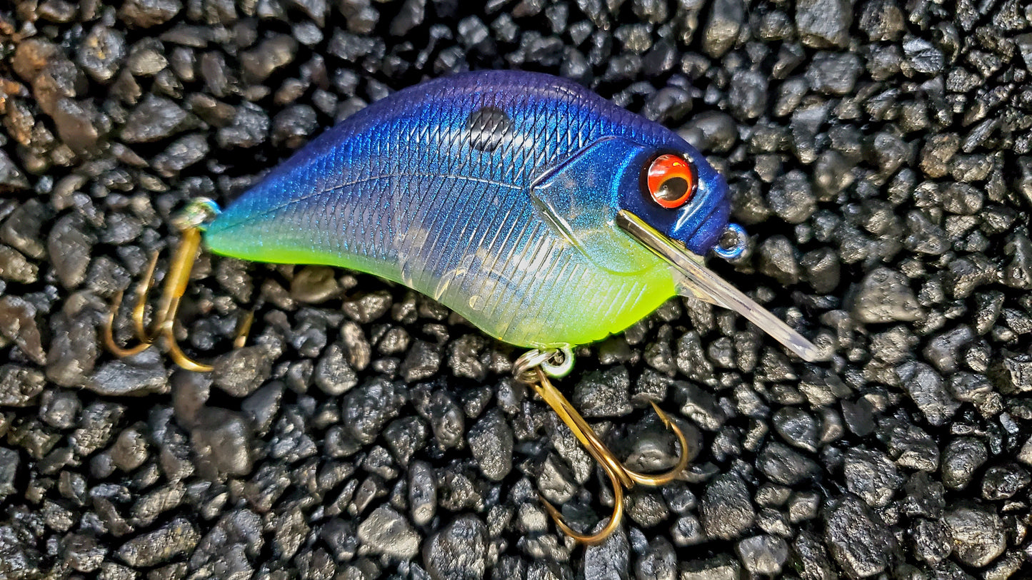 Cobalt Chartreuse Ghost Shad S-Crank