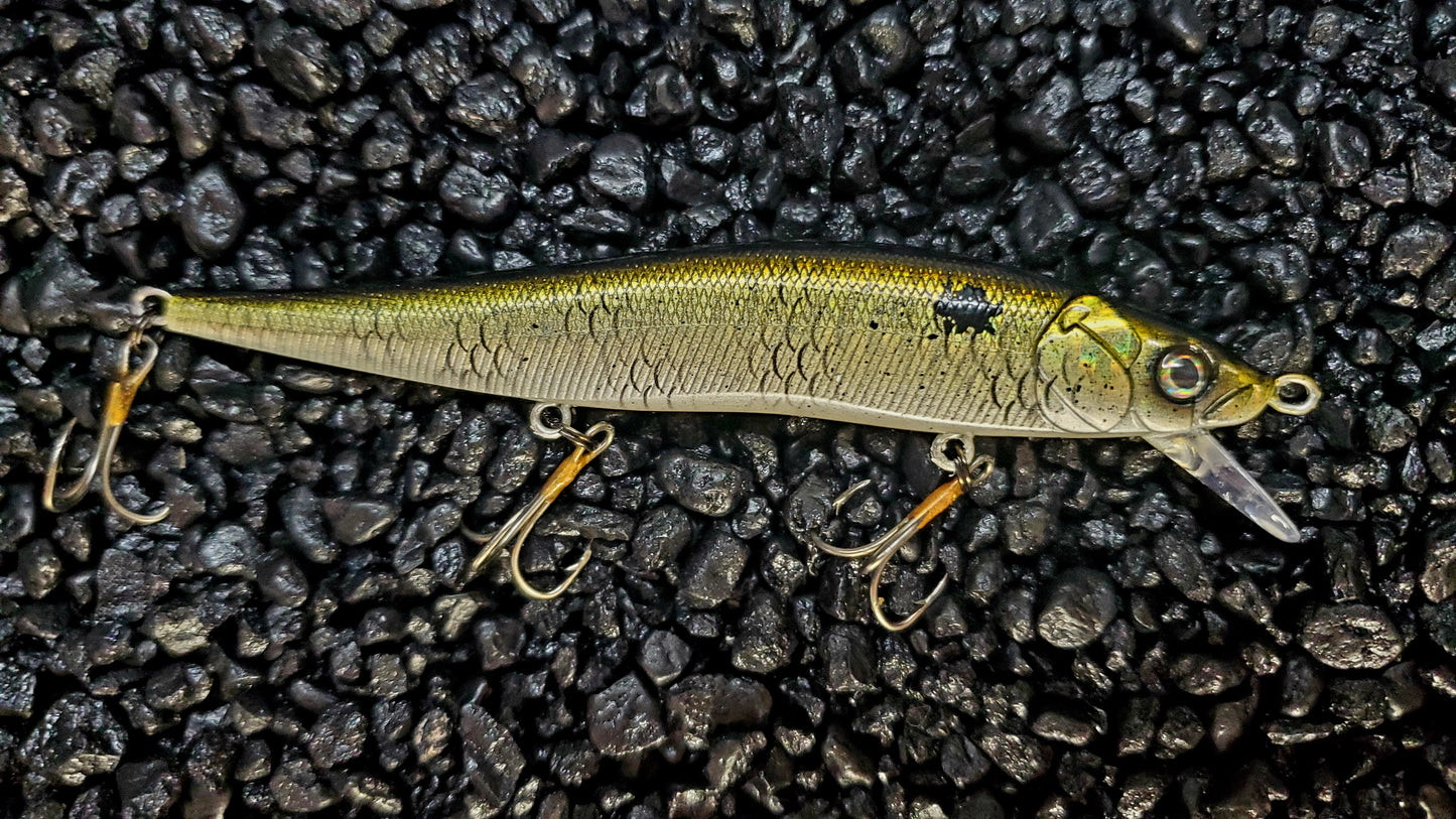 Holographic Golden Shiner 110 Jerkbait