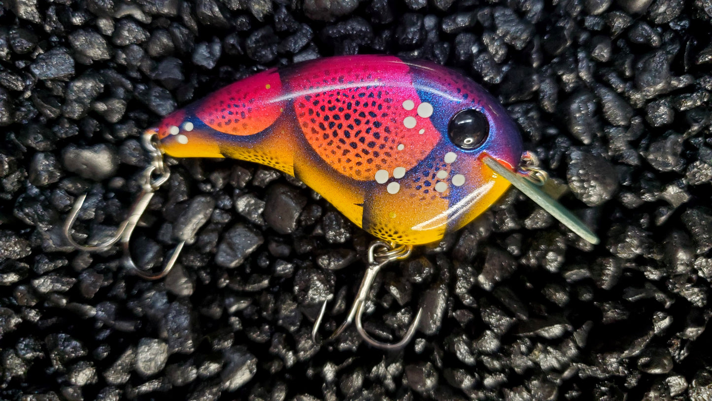 Strike King Chick Magnet Tequila Craw Custom Repainted Crankbait