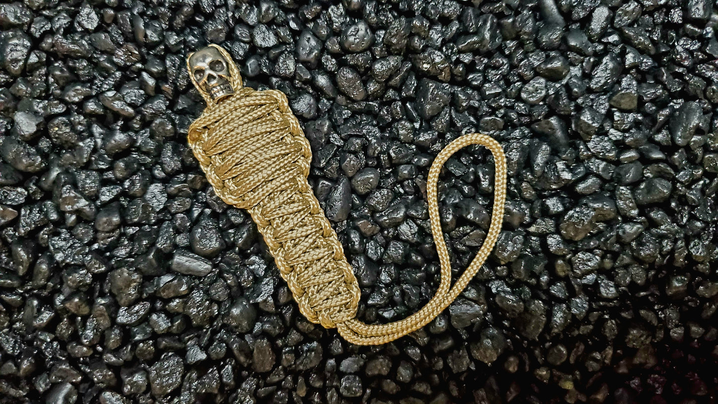 Mini Paracord Mummy Lanyard (Tan)