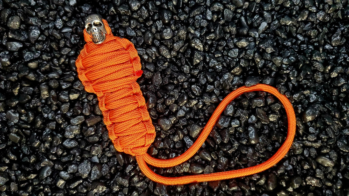 Paracord Mummy Lanyard (Burnt Orange)