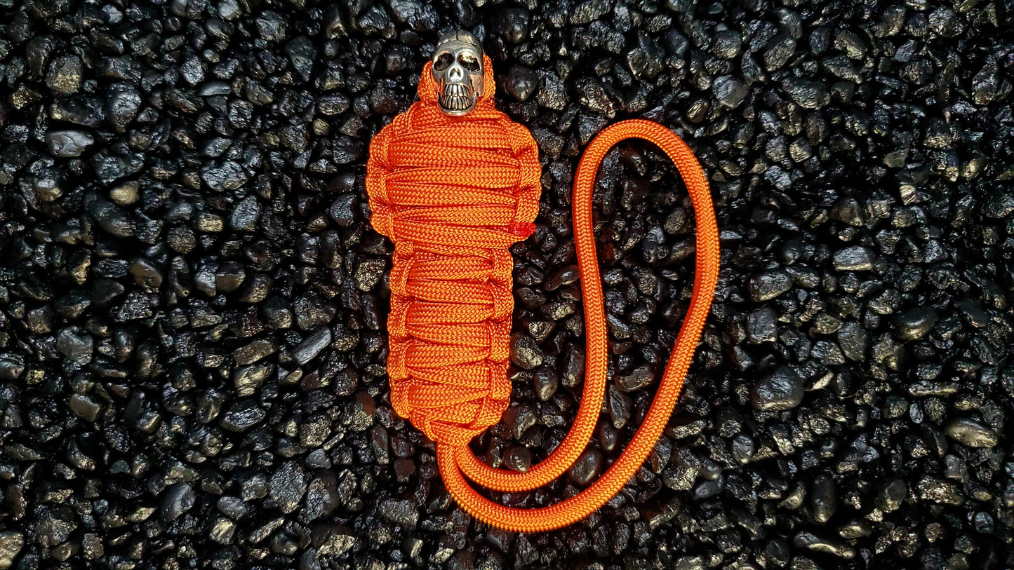 Paracord Mummy Lanyard (Burnt Orange)