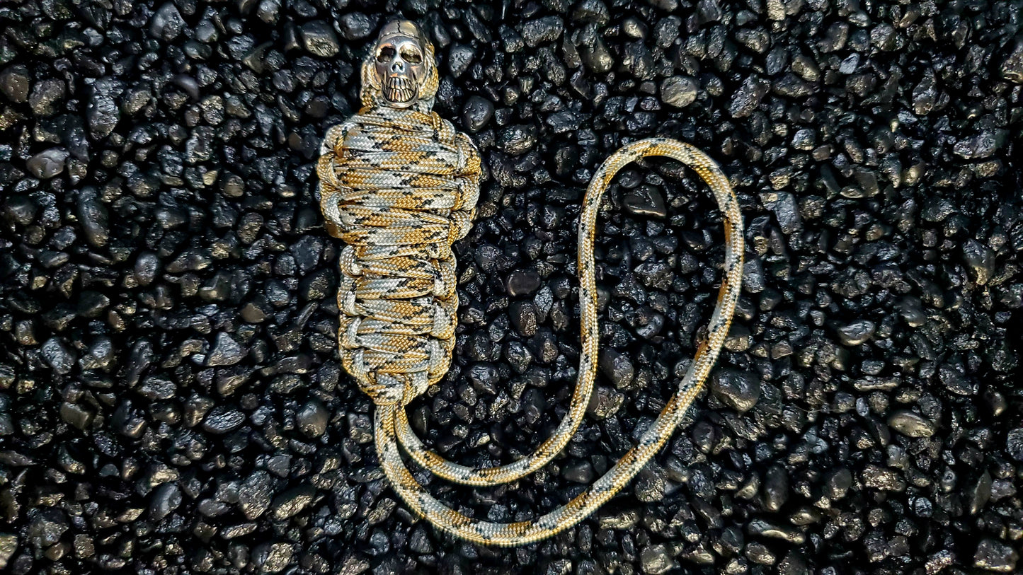 Paracord Mummy Lanyard (Desert Camo)